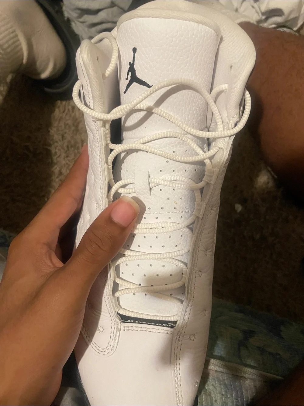 Jordan Air Jordan 13 Retro Box Label - Gray and Pink Accent